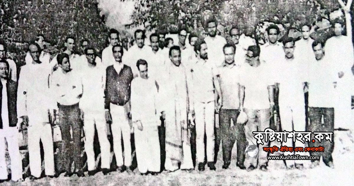 ১৯৭১ সালে ভারতের রানাঘাটে ট্রানজিট ক্যাম্প পরিদর্শনকালে বাংলাদেশ আওয়ামীলীগ নেতৃবৃন্দদের সাথে ব্যারিস্টার এম. আমীর-উল-ইসলাম